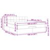 vidaXL Estrutura de cama otomana com colch&atilde;o 160x200cm cinzento escuro