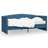 vidaXL Sof&aacute;-cama c/ sa&iacute;da USB 90x200 cm veludo azul