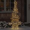 vidaXL &Aacute;rvore de Natal com 160 LEDs Branco quente 150 cm Vime