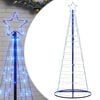vidaXL LED &Aacute;rvore de Natal 200 LEDs Azul 180 cm