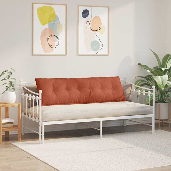 vidaXL Travesseiro para Costas Laranja Vermelho 160 x 50 cm