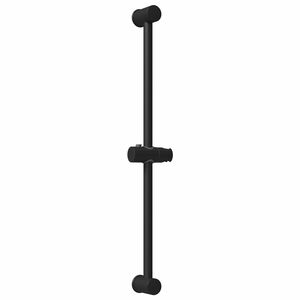 vidaXL Suporte para Cabe&ccedil;a de Chuveiro Preto 70 cm A&ccedil;o inoxid&aacute;vel