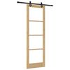 vidaXL Porta Deslizante Natural 78 x 232 cm