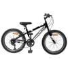 vidaXL Bicicleta de Montanha 20 Polegadas 6-Speed para 5-8 anos Preto