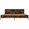 vidaXL Estrutura de cama 180x200 cm derivados madeira/metal