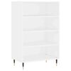 vidaXL Arm&aacute;rio alto 57x35x90 cm derivados de madeira branco