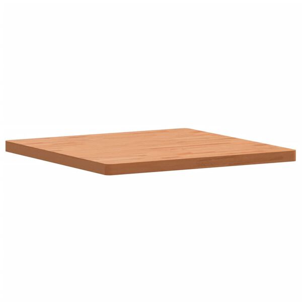 vidaXL Tampo de mesa quadrado 80x80x4 cm madeira de faia maci&ccedil;a