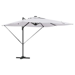 vidaXL Parasol Roma Bege 286 x 284 x 270 cm Alum&iacute;nio e Poli&eacute;ster