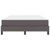 vidaXL Estrutura da Cama com colch&atilde;o Cinzeto 160 x 200 cm tecido