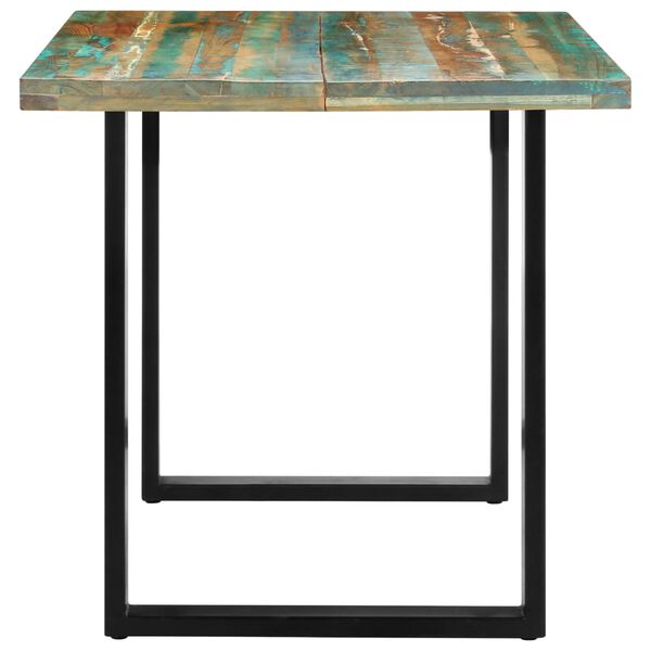 vidaXL Mesa de jantar 160x80x75 cm madeira recuperada maci&ccedil;a