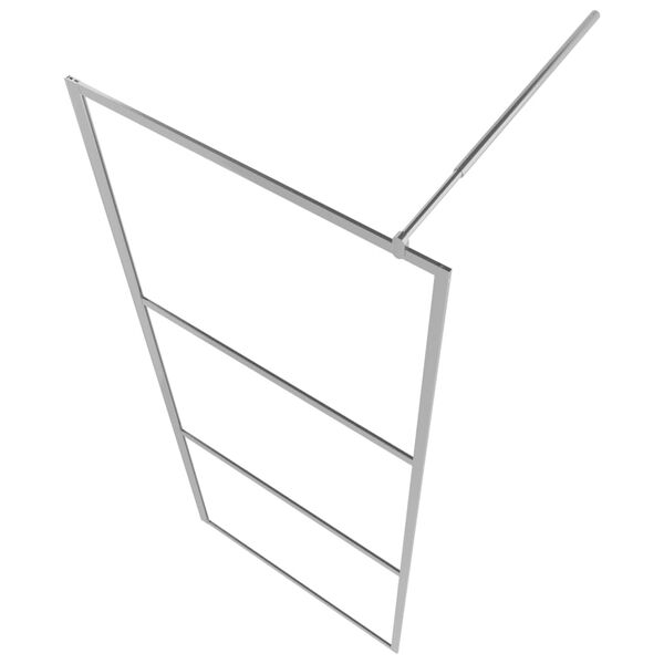 vidaXL Divis&oacute;ria de chuveiro 100x195 cm vidro fosco ESG