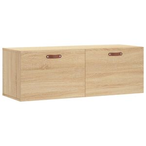 vidaXL Arm&aacute;rio parede 100x36,5x35 cm derivados madeira carvalho sonoma