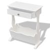 vidaXL Arm&aacute;rio revistas Melrose branco