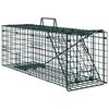 vidaXL Armadilha para Animais Verde 61 x 20 x 21,5 cm A&ccedil;o