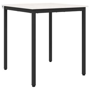 vidaXL Mesa de jantar Branco 70 x 70 x 75 cm