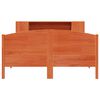 vidaXL Cama com estante sem colch&atilde;o 140x200 cm pinho maci&ccedil;o