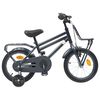 vidaXL Bicicleta Infantil 12 Polegadas para 2-4 anos Cinzento-Escuro