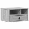 vidaXL Suporte de impressora 40x32x22,5 cm deriv. madeira cinza sonoma