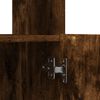 vidaXL Arm&aacute;rio alto 63x33x180 cm derivados de madeira carvalho fumado