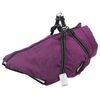 vidaXL Casaco para C&atilde;es Roxo L52 Velo e Poli&eacute;ster