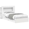 vidaXL Estrutura de Cama com Armazenamento Branco 90 x 200 cm
