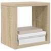 vidaXL Prateleiras de parede em forma de cubo 4 pcs 22x15x22 cm sonoma