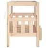 vidaXL Cama para c&atilde;es 65,5x50,5x70 cm madeira de pinho maci&ccedil;a