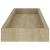 vidaXL Prateleiras de parede Loggia 4 pcs 60x15x4 cm MDF cor carvalho