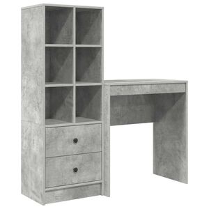 vidaXL Mesa Cinzento 115,5 x 40 x 127 cm 2 unid.