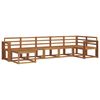 vidaXL Conjunto de Sof&aacute;s para Exterior 7 pcs Natural