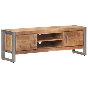 vidaXL M&oacute;vel de TV 120x30x40 cm madeira de mangueira &aacute;spera
