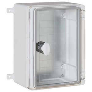 vidaXL Armário de Controle Cinzeto 18 x 13 x 24 cm Plástico ABS