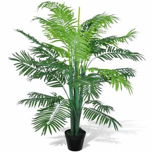 Palmeira F&eacute;nix Artificial, com Vaso, 130 cm