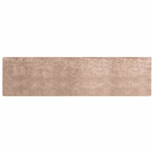 vidaXL Passadeira MARSA Areia 100 x 450 cm Poli&eacute;ster e PVC