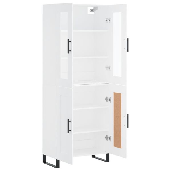 vidaXL Arm&aacute;rio alto 69,5x34x180 cm derivados de madeira branco