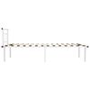 vidaXL Estrutura de cama 100x200 cm metal branco
