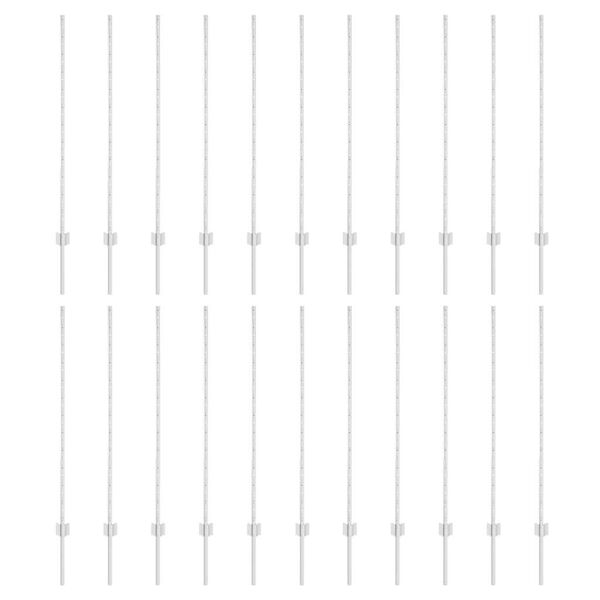 vidaXL Poste de Cerca 22 pcs Prateado 160 cm A&ccedil;o