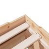 vidaXL Cama sem colch&atilde;o empilh&aacute;veis 75x190 cm madeira maci&ccedil;a