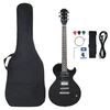 vidaXL Guitarra el&eacute;trica para iniciantes com saco 4/4 39" preto