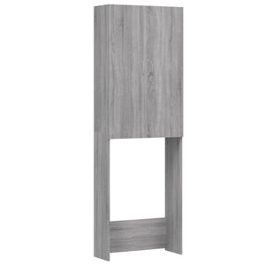 vidaXL Arm&aacute;rio m&aacute;quina de lavar roupa 64x25,5x190 cm sonoma cinza