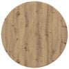 vidaXL Tampo de Mesa &Oslash; 80 x 1,5 cm Redondo Derivados de Madeira