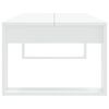 vidaXL Mesa de centro 110x50x35 cm derivados de madeira branco