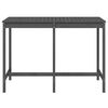 vidaXL Mesa de jardim 159,5x82,5x110 madeira de pinho maci&ccedil;a cinzento
