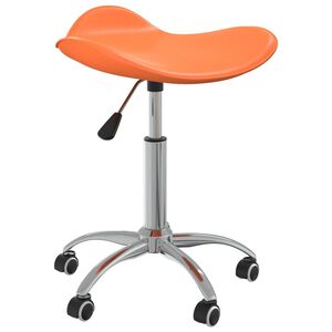 vidaXL Banco de sal&atilde;o/spa couro artificial laranja