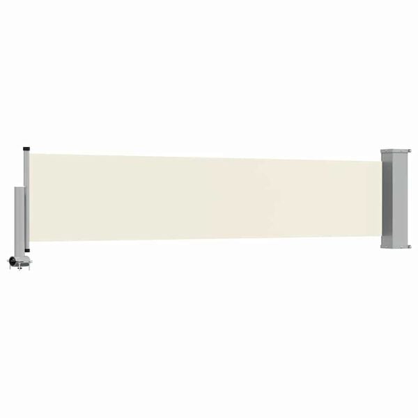 vidaXL Toldo lateral retr&aacute;til para p&aacute;tio 60x300 cm creme