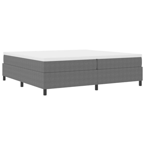 vidaXL Estrado de cama plataforma Cinzento-claro 200 x 200 cm