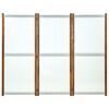 vidaXL Divisória/biombo com 3 painéis 210x170 cm branco