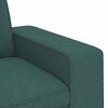 vidaXL Conjunto de Sof&aacute;s 2 pcs Verde Escuro 182 x 80 x 82 cm tecido