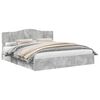 vidaXL Cama com Armazenamento com gaveta Cinzento 200 x 200 cm