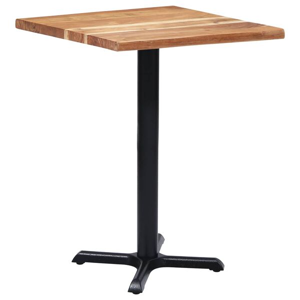 vidaXL Perna para mesa de bistr&ocirc; 56x56x72 cm ferro fundido preto